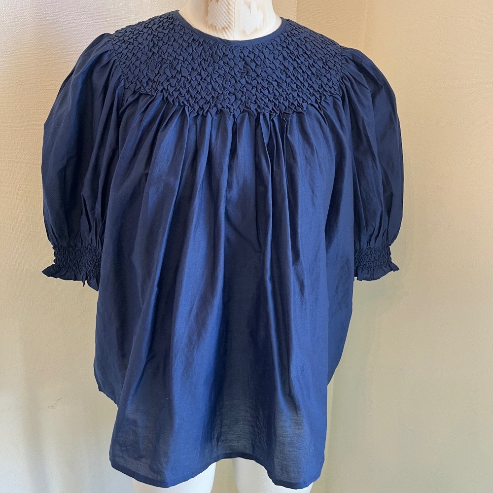 Ulla Johnson Alita Top, Color - Midnight, Size- 2, NWT
